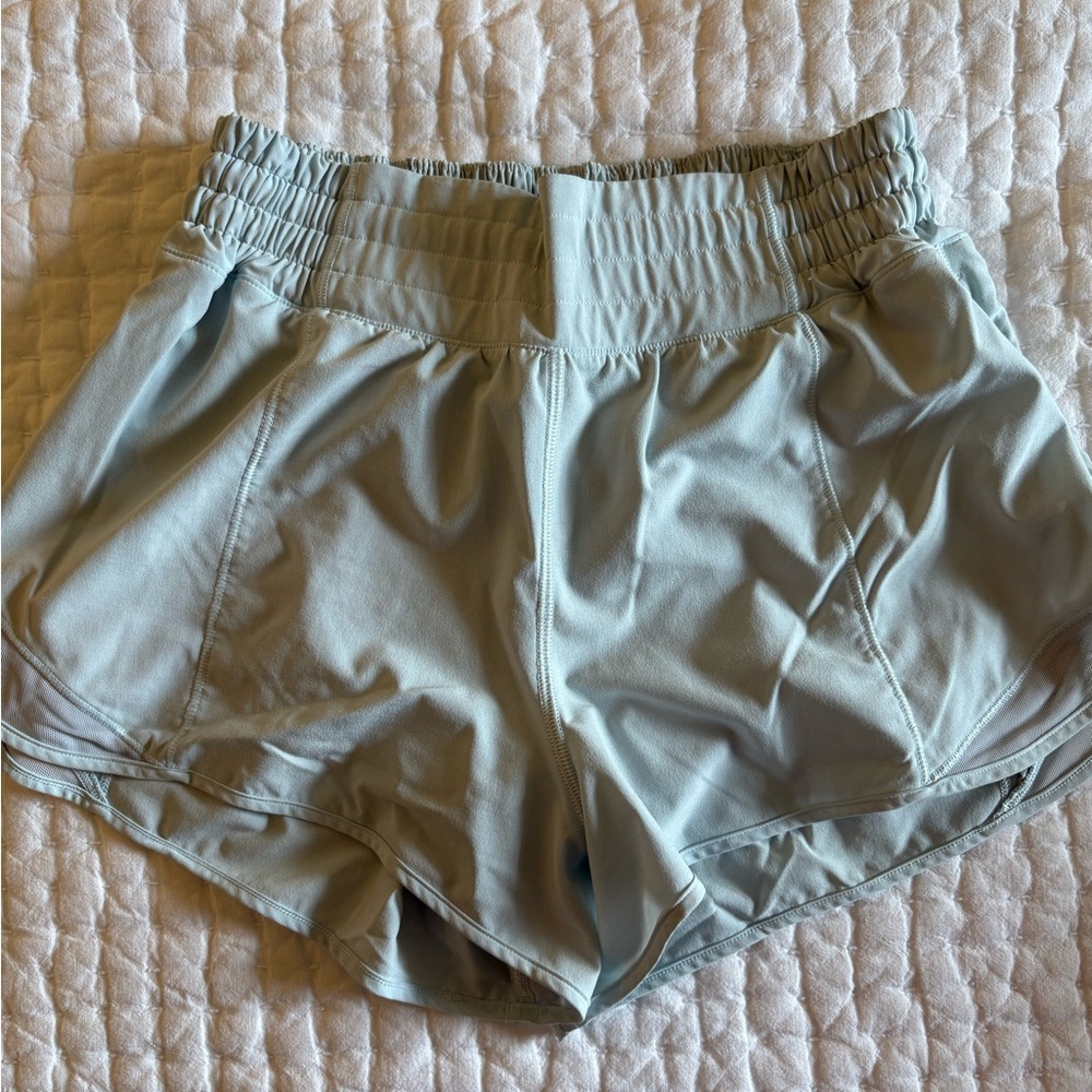Lululemon light blue shorts